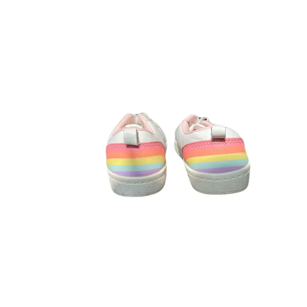 Carter’s Kids Shoes For Girls White & Rainbow Size 9 - Picture 4 of 5